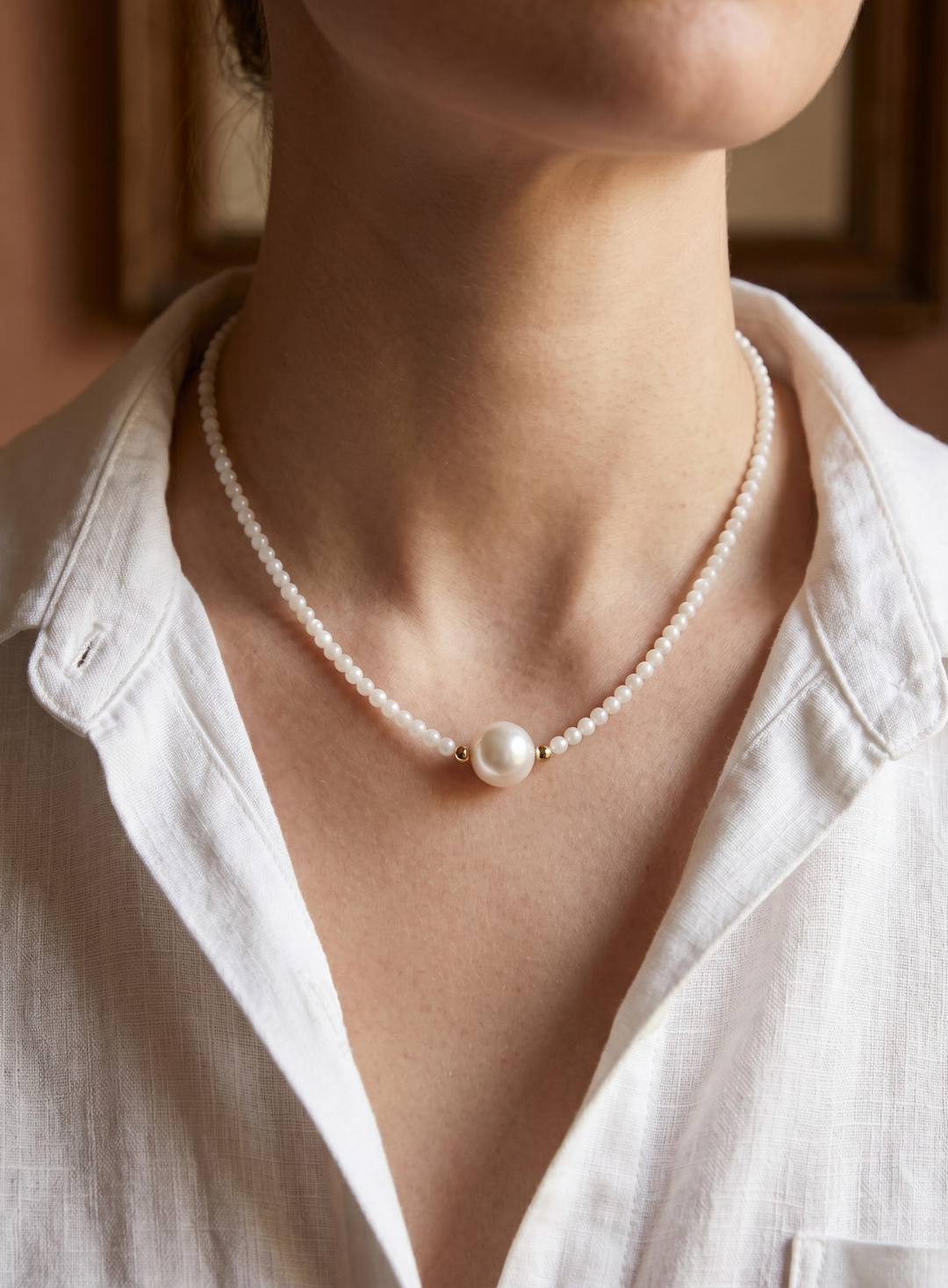 Pearl Centre Necklace