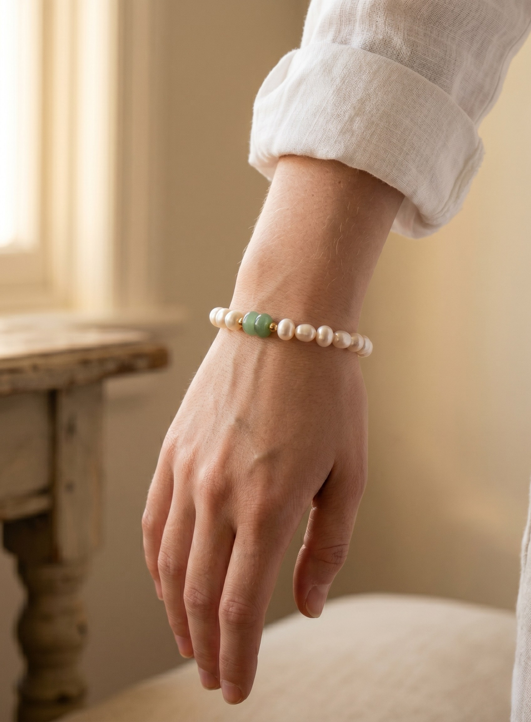 Pearl Green Bracelet