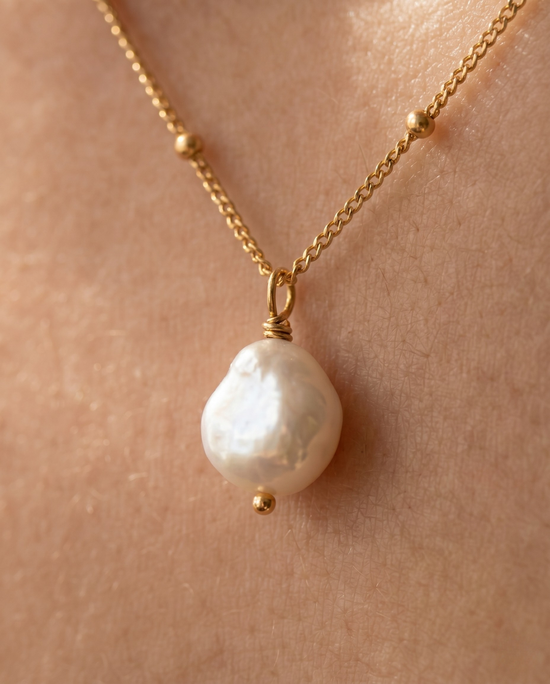 Pearl Drop Necklace