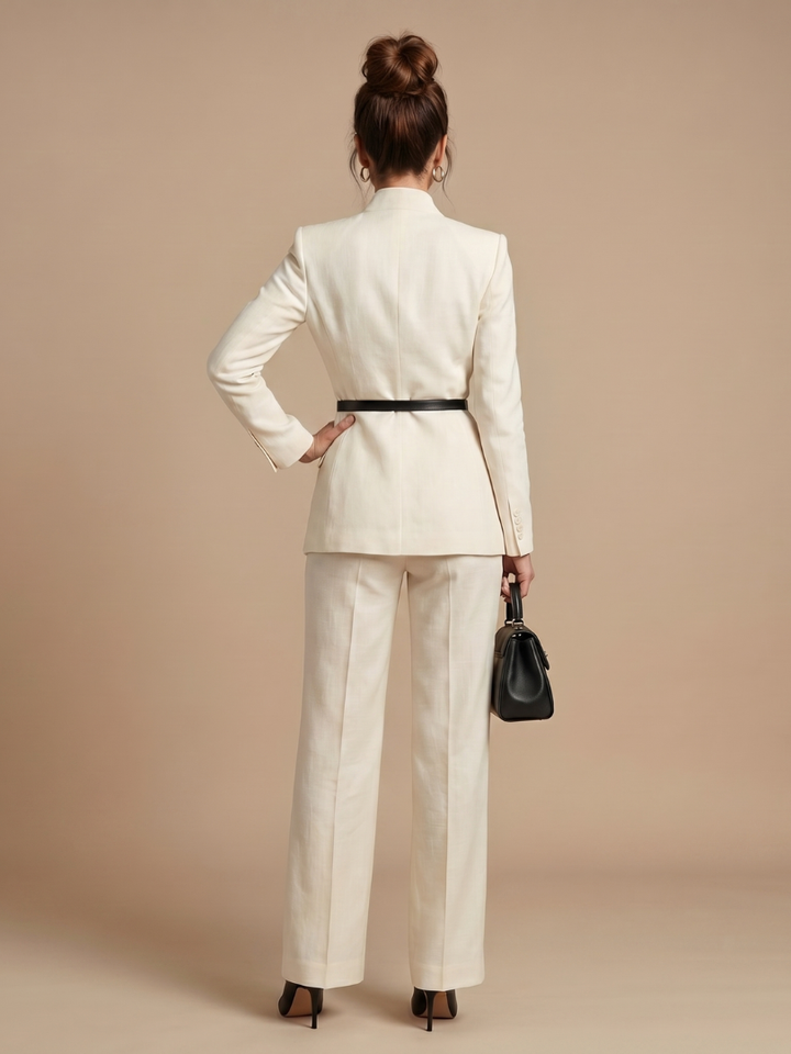 Alta | Structured Stand Collar Tailored Suit