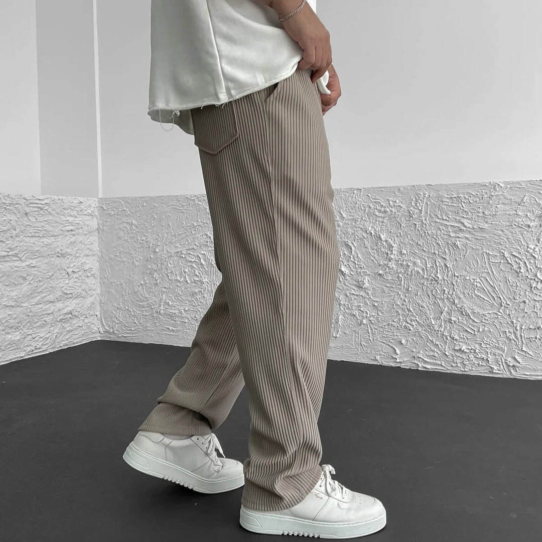 Aria | Relaxed Drawstring Knit Trousers