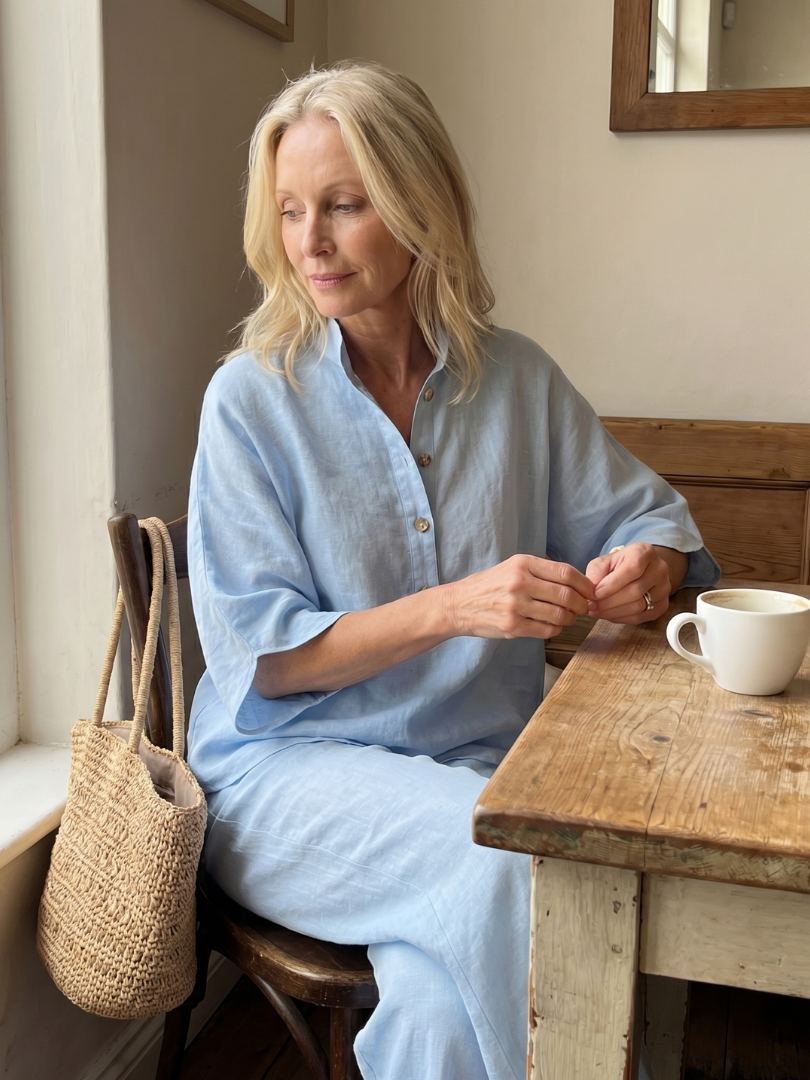 Ality | Button Front Relaxed Tunic Trouser Set