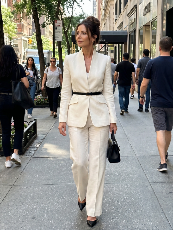 Alta | Structured Stand Collar Tailored Suit
