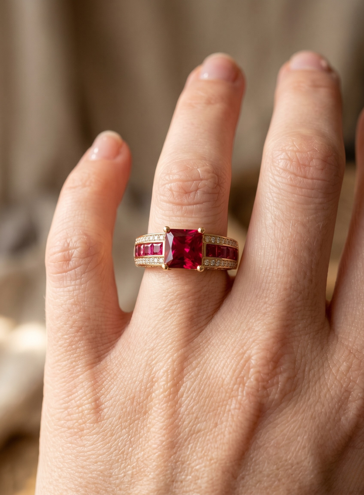 Royal Red Ring