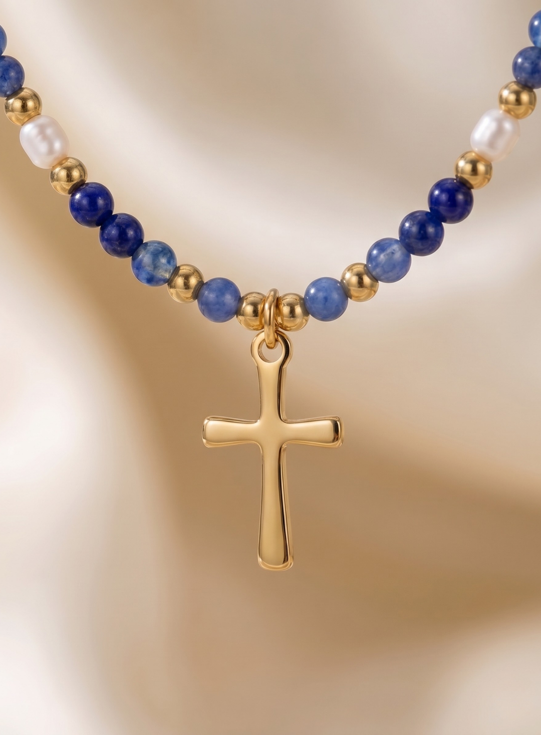 Colourful Cross Necklace
