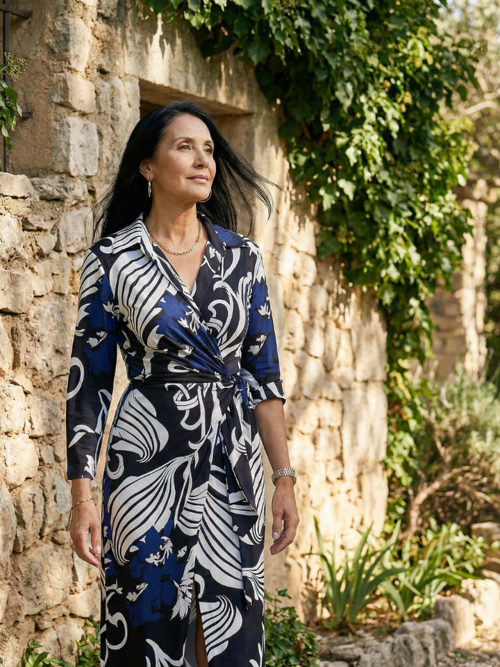 Velden | Relaxed Wrap Midi Dress
