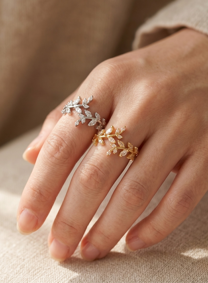 Leaf Ring Set