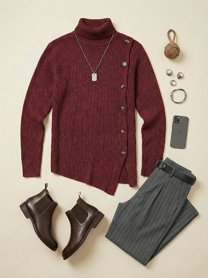 The Malvern Avant-Garde | Asymmetric Ribbed Knit