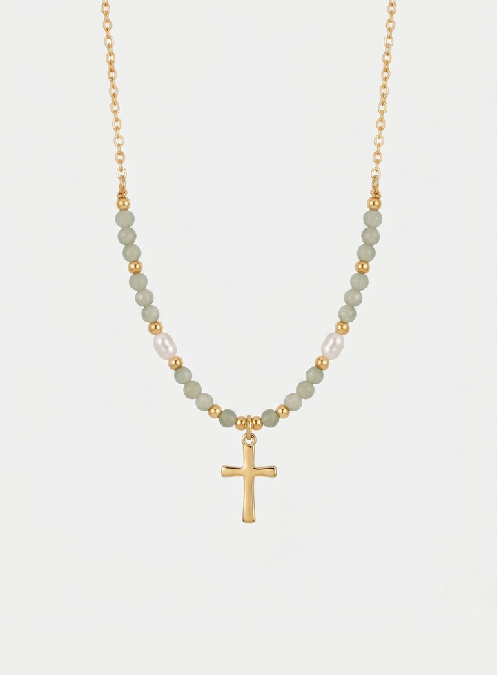 Colourful Cross Necklace