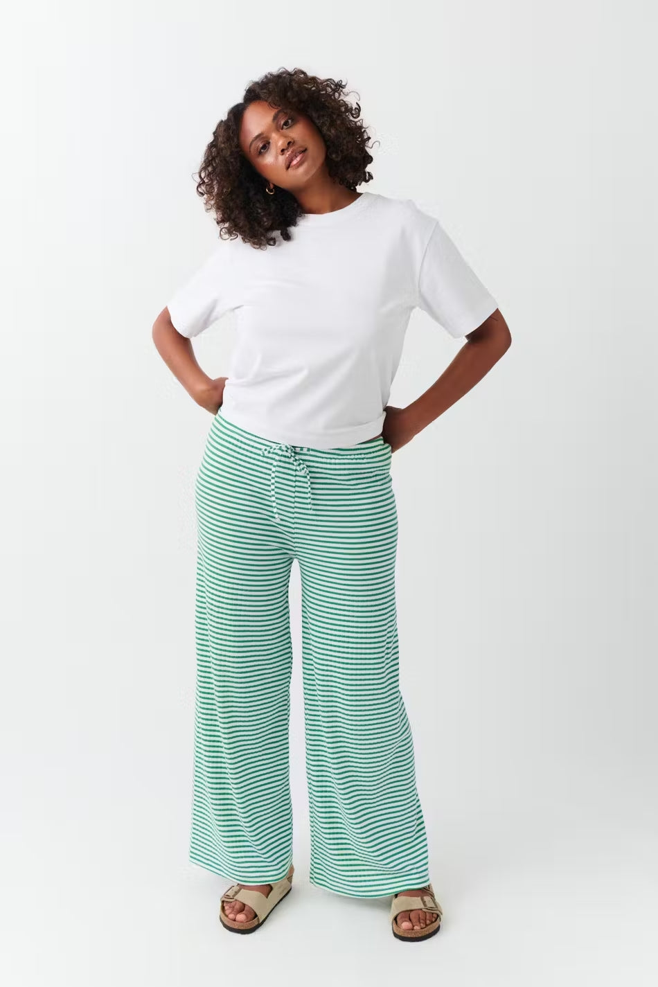 The Ava Regent | Women’s Spring Striped Relaxed Pants