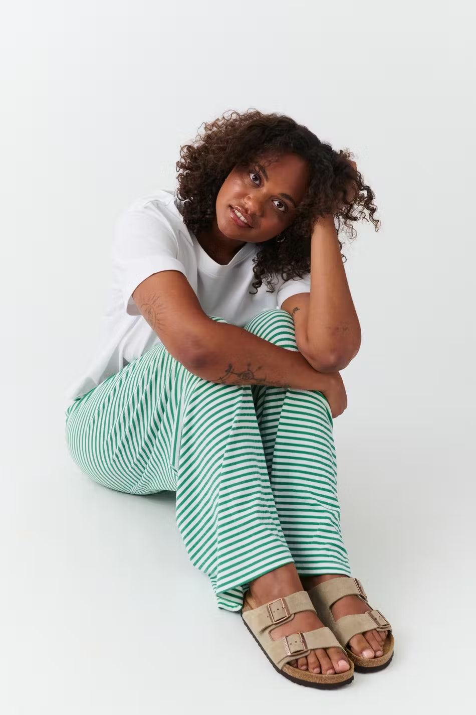 The Ava Regent | Women’s Spring Striped Relaxed Pants
