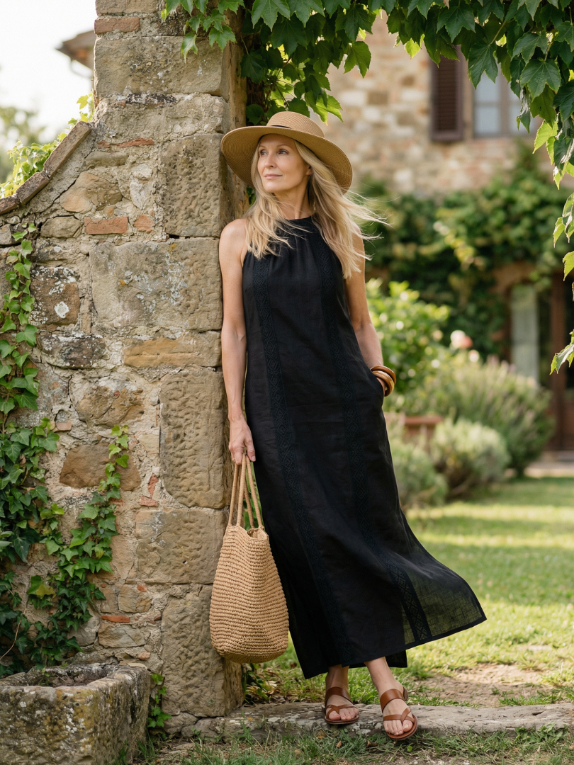 Norina | Simple Form Midi Dress