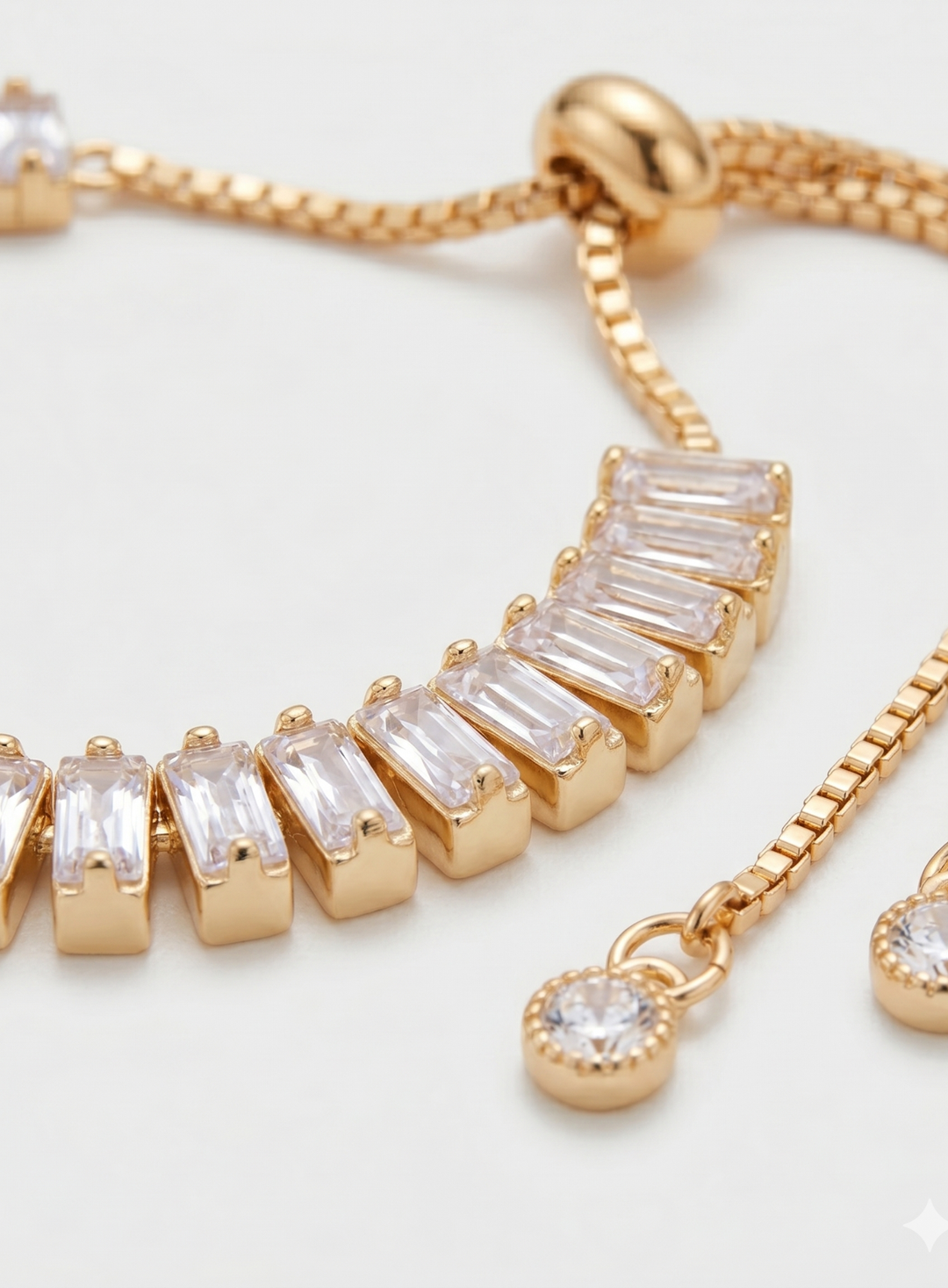 Golden Radiance Crystal Bracelet