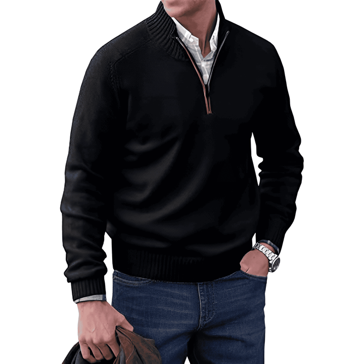 The Andrew Heritage | Men’s Zip-Up Knit Sweater