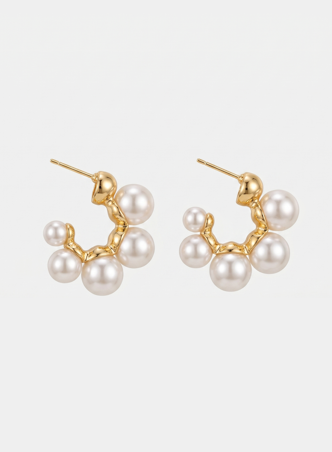 Pearl Crown Earrings