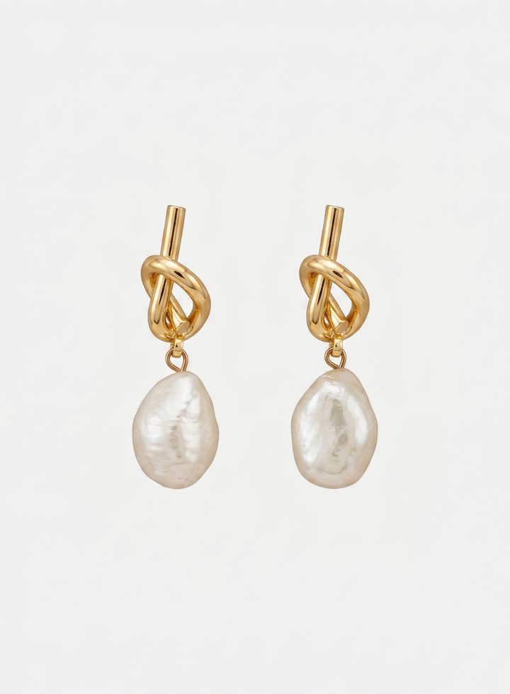 Subtle Knot Earrings