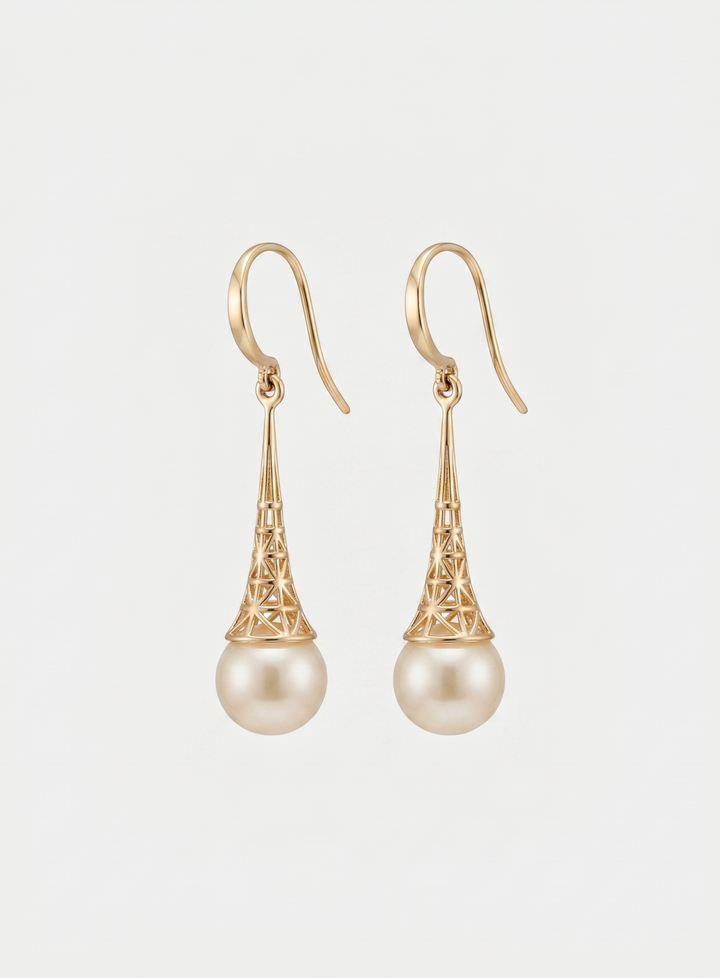 Pearl Tower Earrings