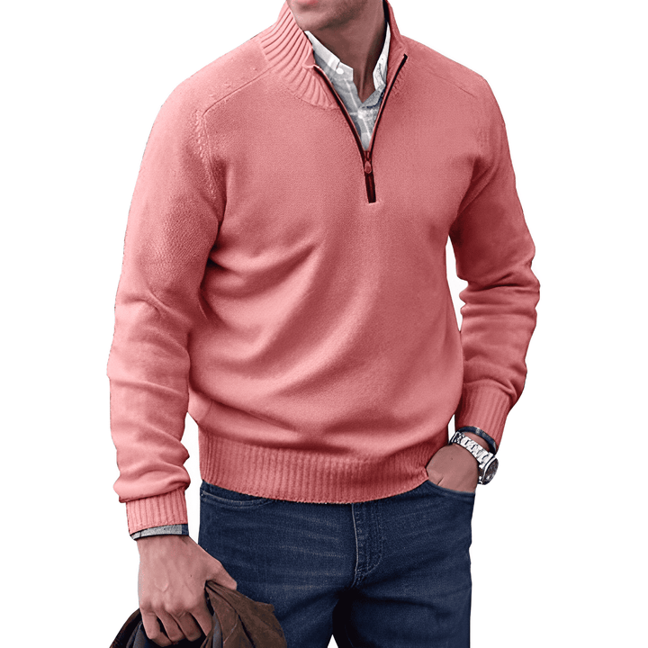 The Andrew Heritage | Men’s Zip-Up Knit Sweater