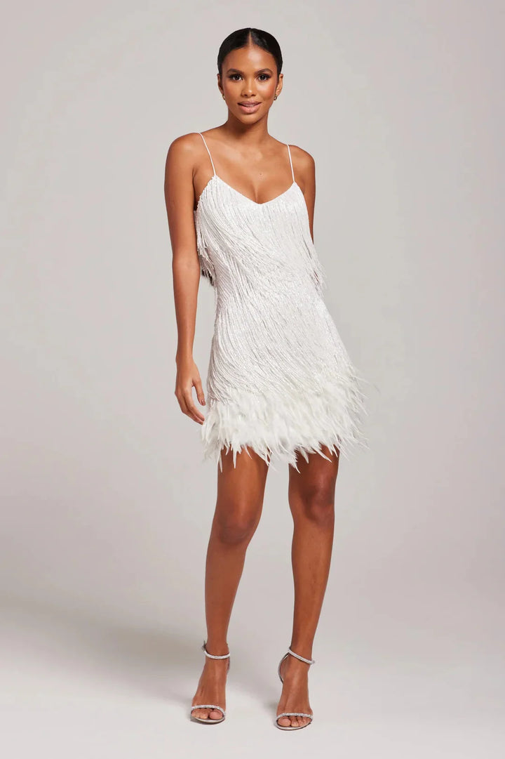 The Brielle Elysian | Feather Mini Dress