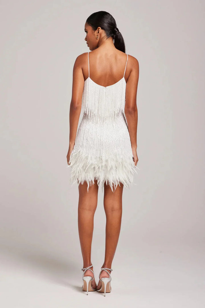 The Brielle Elysian | Feather Mini Dress