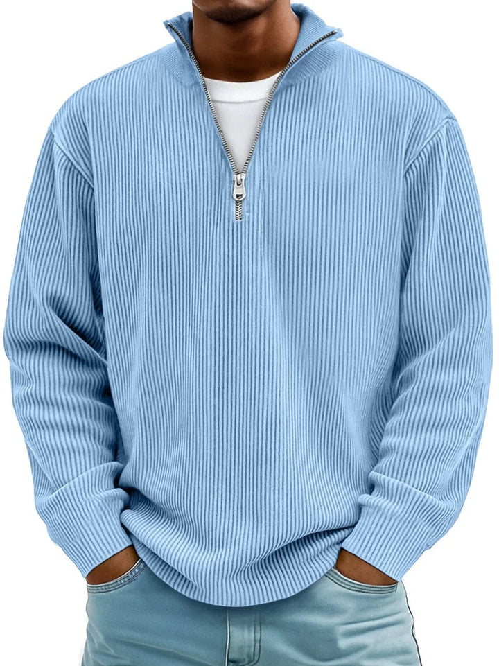 The André Ferran Heritage | Premium Ribbed Half-Zip