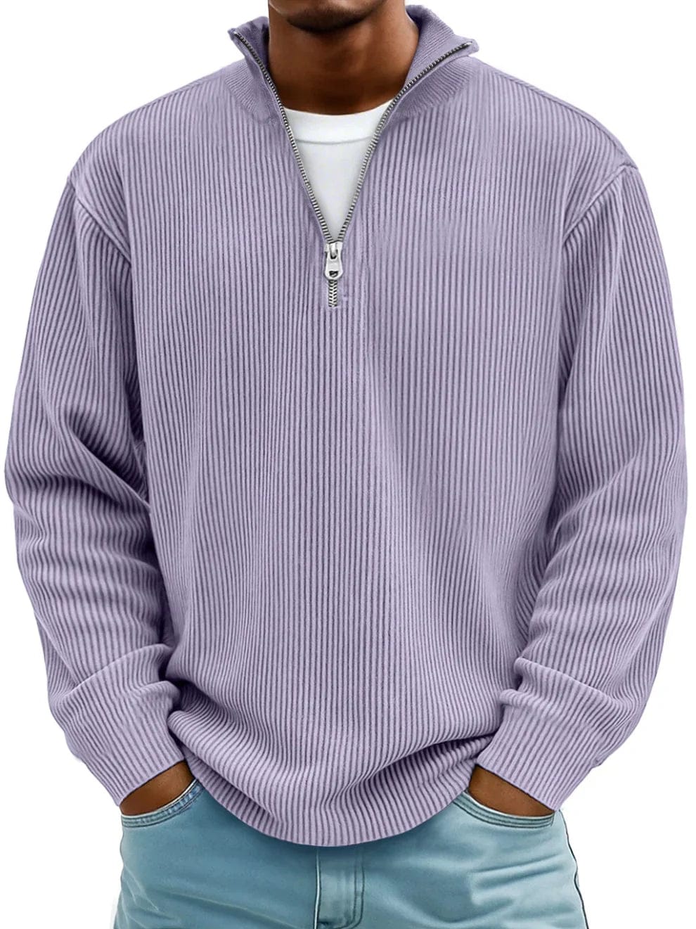 The André Ferran Heritage | Premium Ribbed Half-Zip