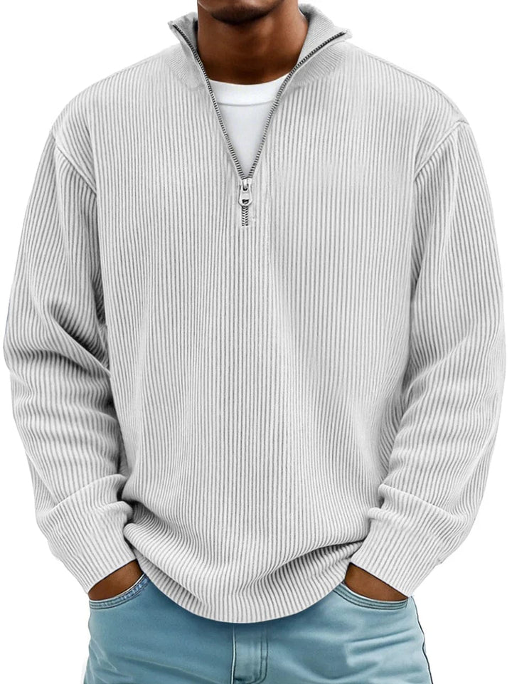 The André Ferran Heritage | Premium Ribbed Half-Zip