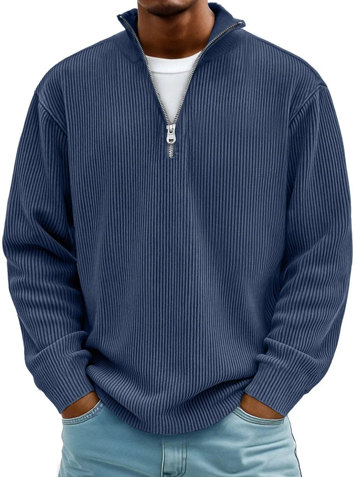 The André Ferran Heritage | Premium Ribbed Half-Zip