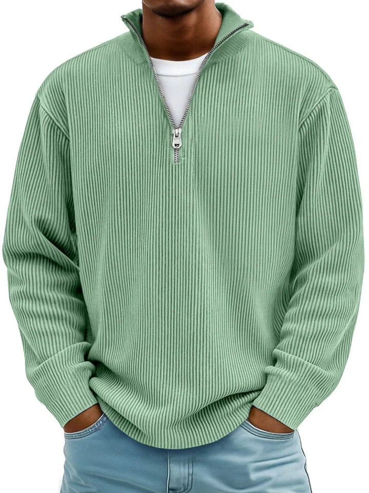 The André Ferran Heritage | Premium Ribbed Half-Zip