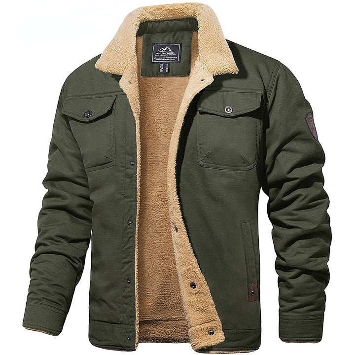 The Oliver Frontier | Men's Warm Sherpa-Lined Winter Jacket