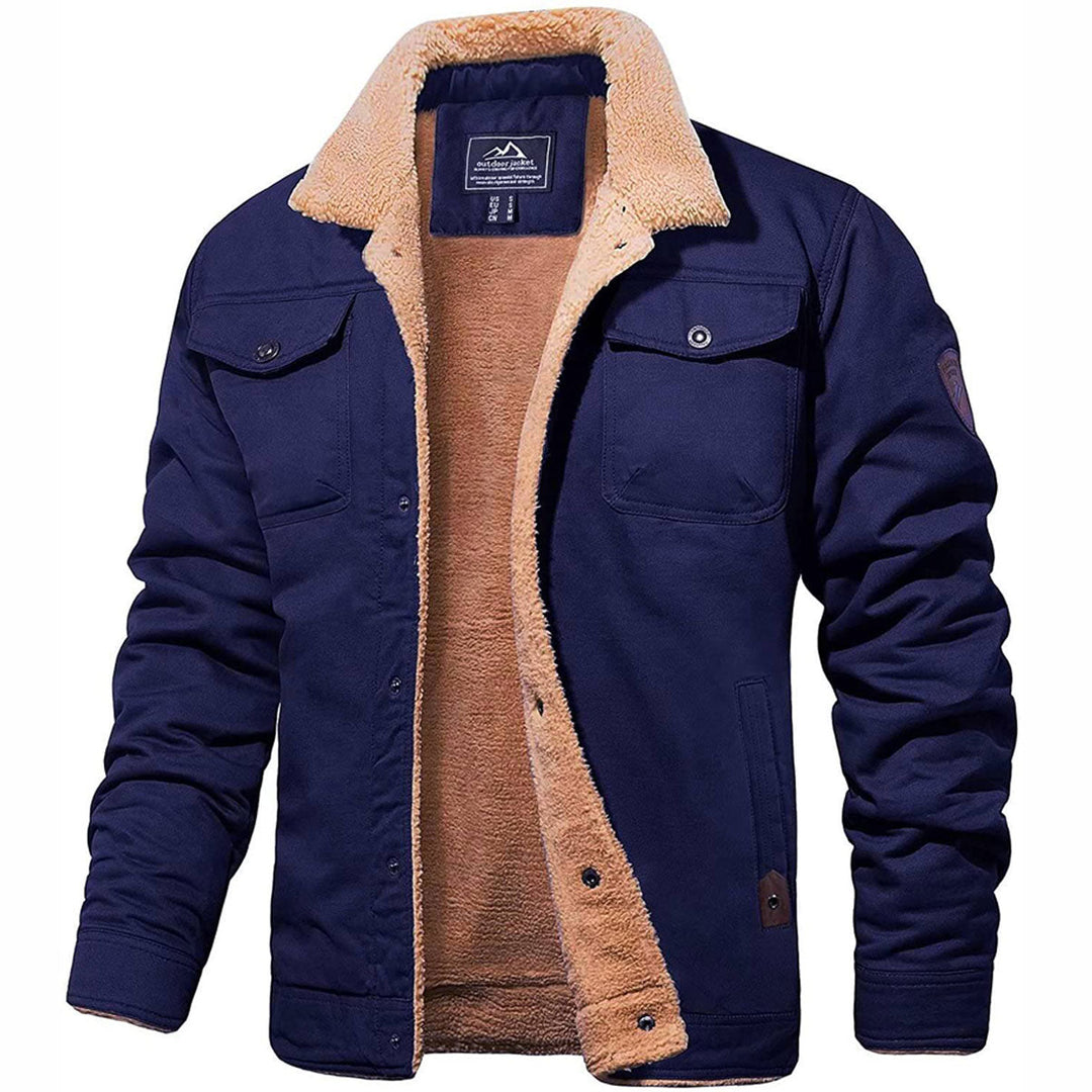 The Oliver Frontier | Men's Warm Sherpa-Lined Winter Jacket