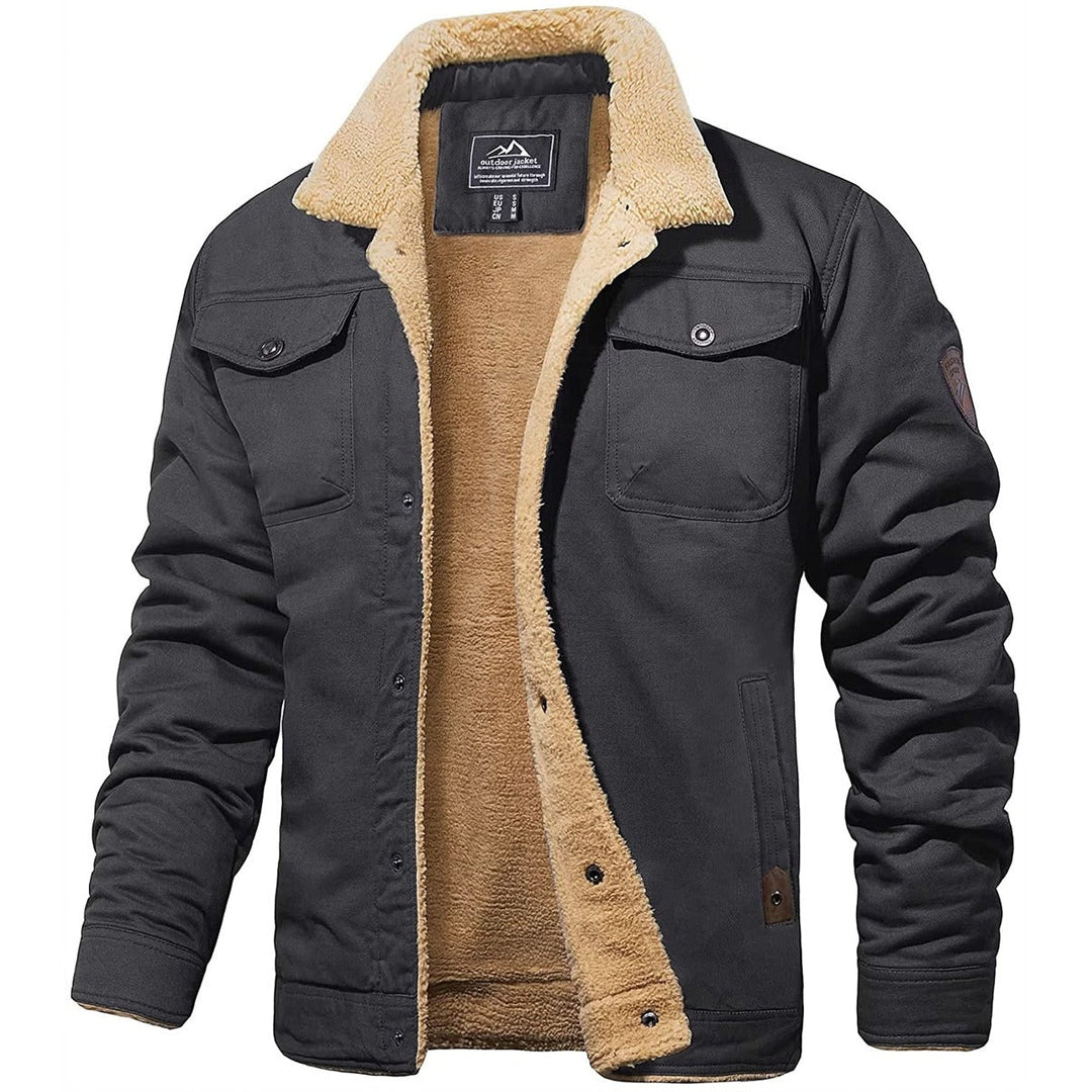 The Oliver Frontier | Men's Warm Sherpa-Lined Winter Jacket