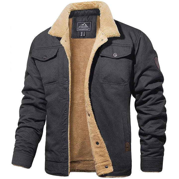 The Oliver Frontier | Men's Warm Sherpa-Lined Winter Jacket