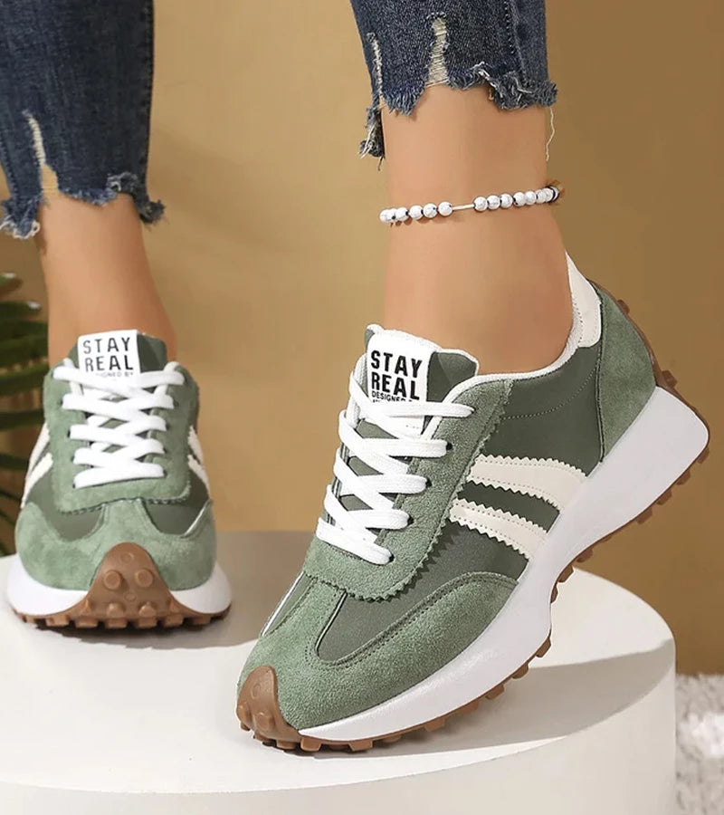 The Halima Heritage | Retro Suede Sneakers