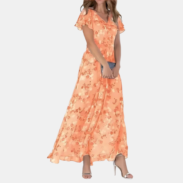 Ottilie | Floral Midi Glamour Dress