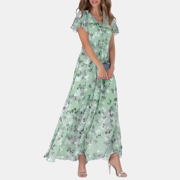 Ottilie | Floral Midi Glamour Dress