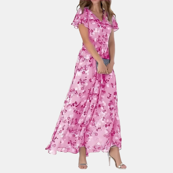 Ottilie | Floral Midi Glamour Dress