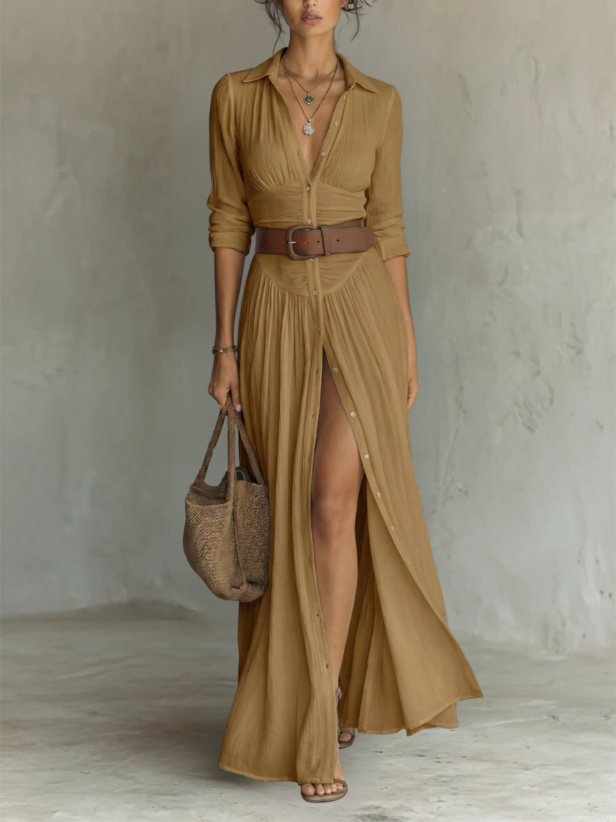 MAREN | MINIMALIST MAXI DRESS