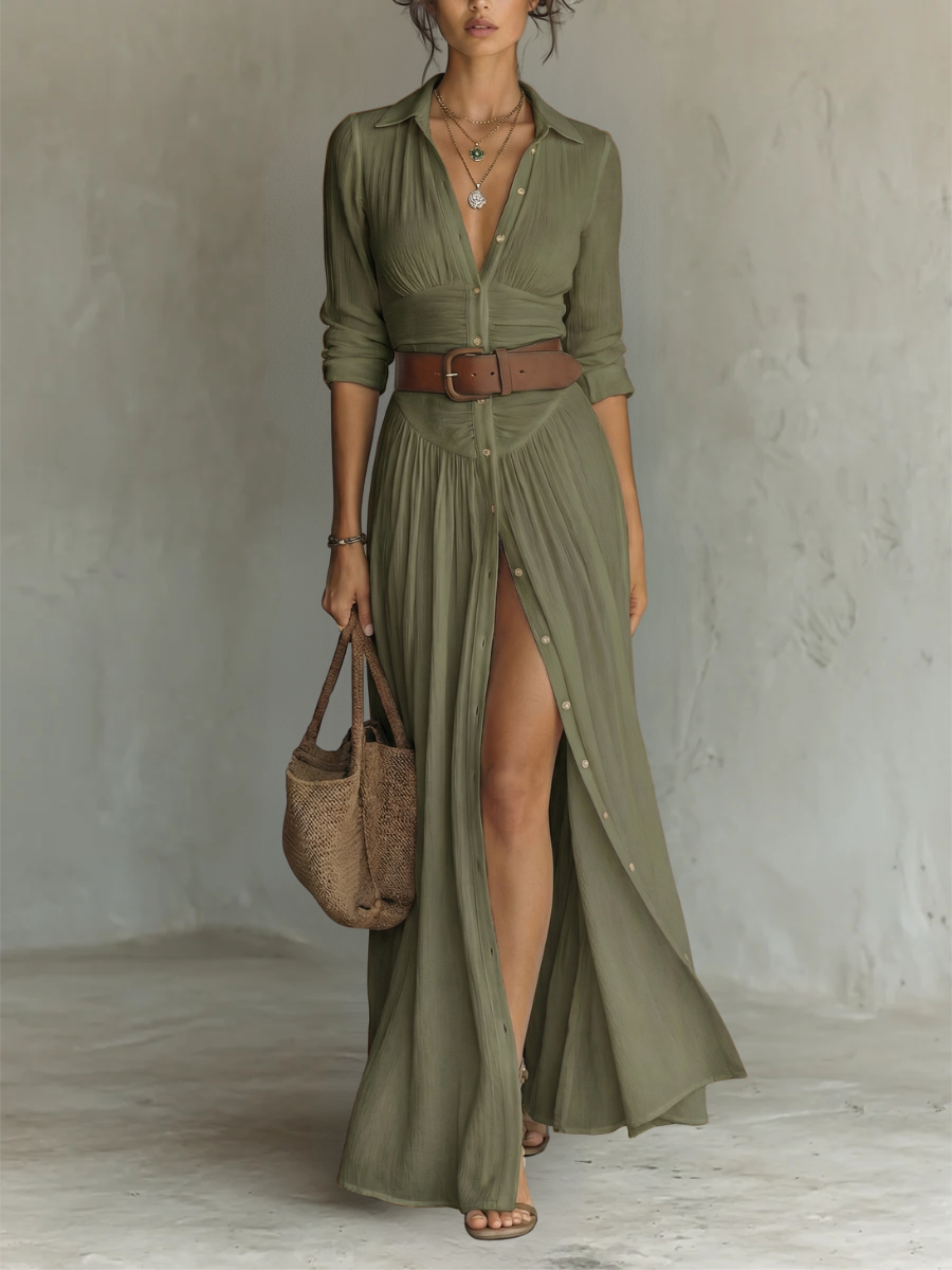 MAREN | MINIMALIST MAXI DRESS