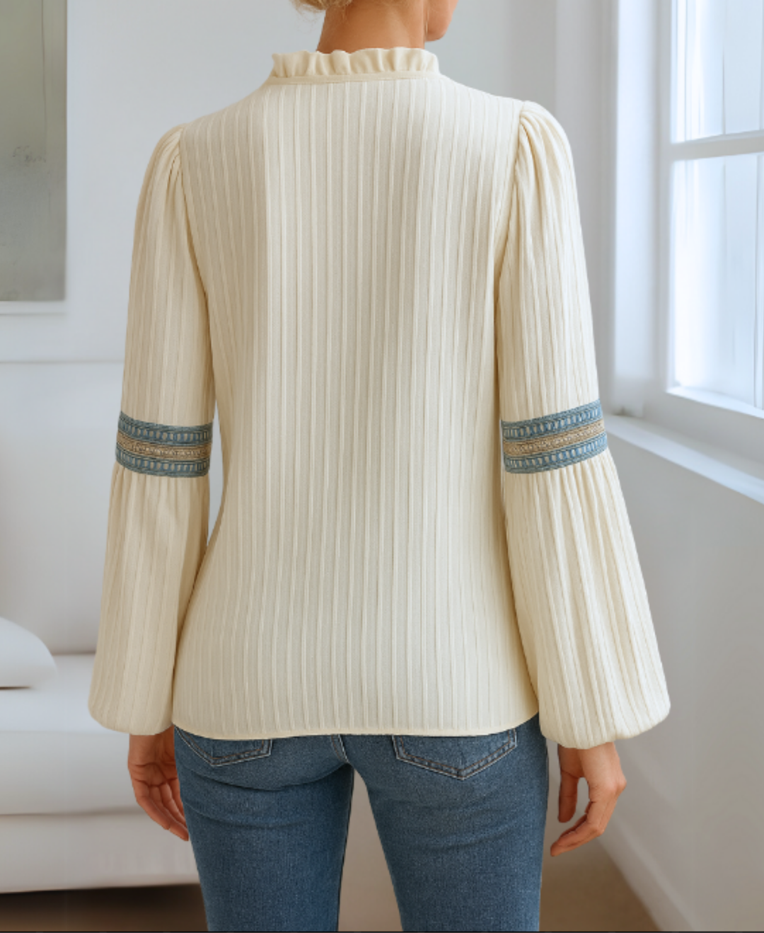 The Grace Vintage | Women’s V-Neck Blouse