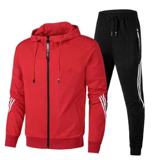The Adam Velocity | Men’s Two-Piece Striped Tracksuit