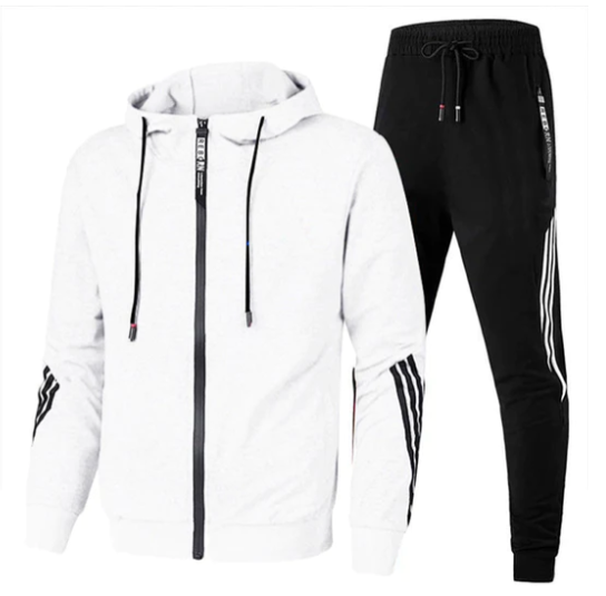 The Adam Velocity | Men’s Two-Piece Striped Tracksuit