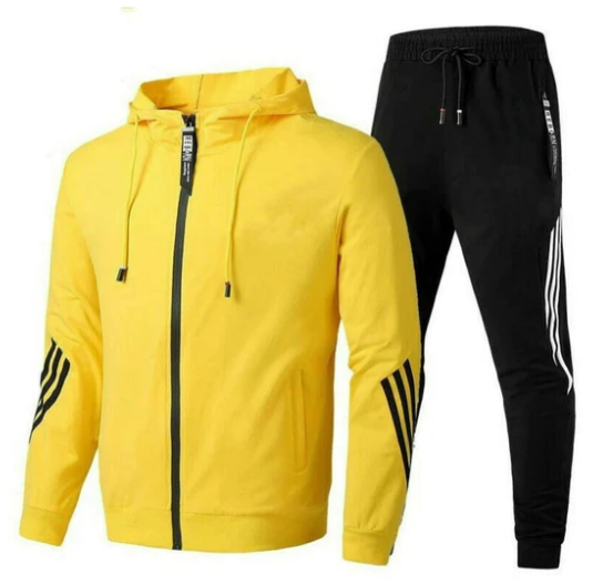 The Adam Velocity | Men’s Two-Piece Striped Tracksuit