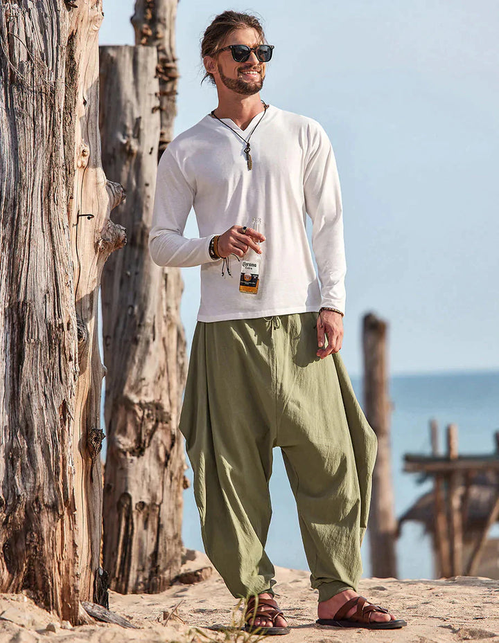 The Lennox V-Neck | Men’s Long Sleeve Essential