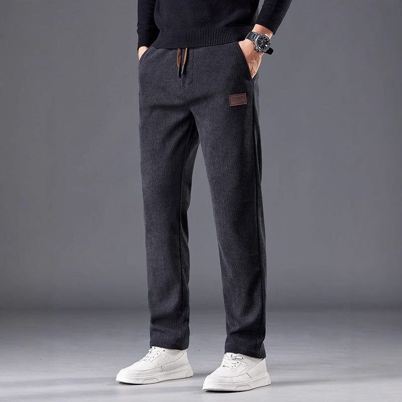 The Harriman Cord | Textured Straight-Leg Trousers