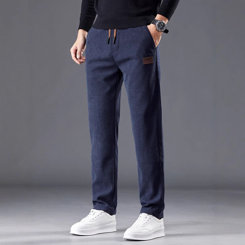 The Harriman Cord | Textured Straight-Leg Trousers