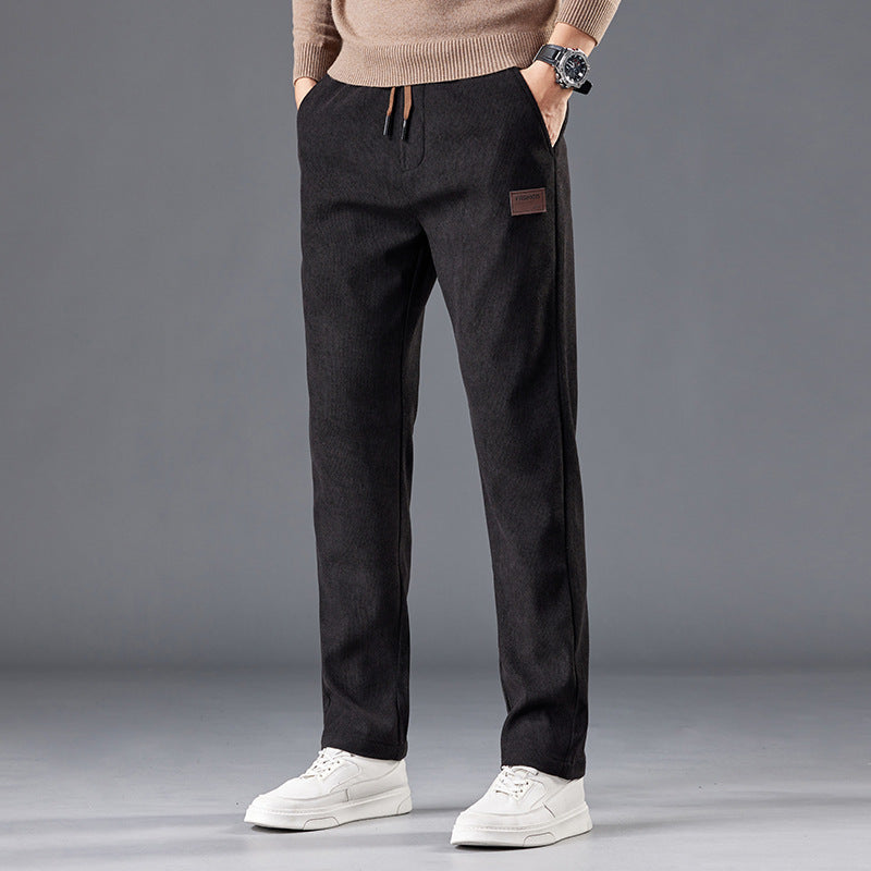 The Harriman Cord | Textured Straight-Leg Trousers