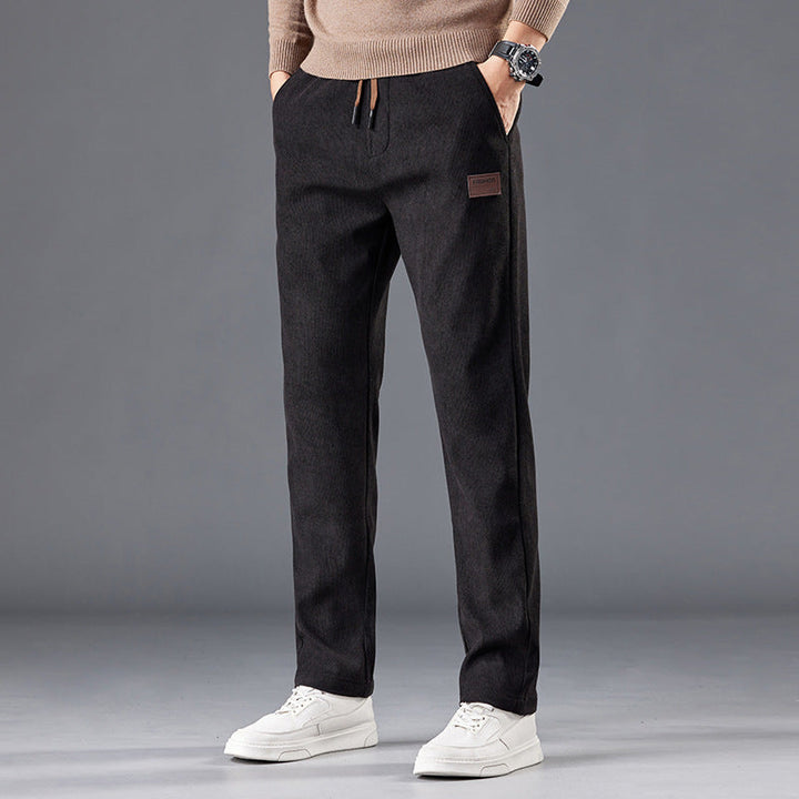 The Harriman Cord | Textured Straight-Leg Trousers
