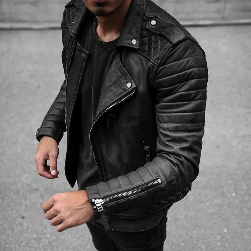 The Daniel Maverick | Men’s Stylish Zip-Up Biker Jacket