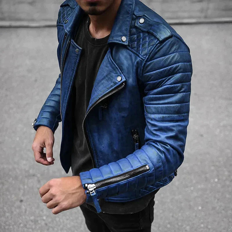 The Daniel Maverick | Men’s Stylish Zip-Up Biker Jacket